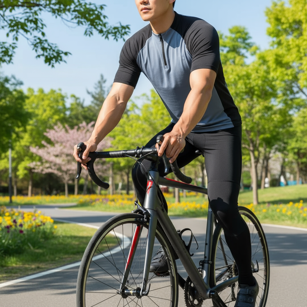 Men’s Half-Zip Sports Shirt – Lightweight Athletic Training Top