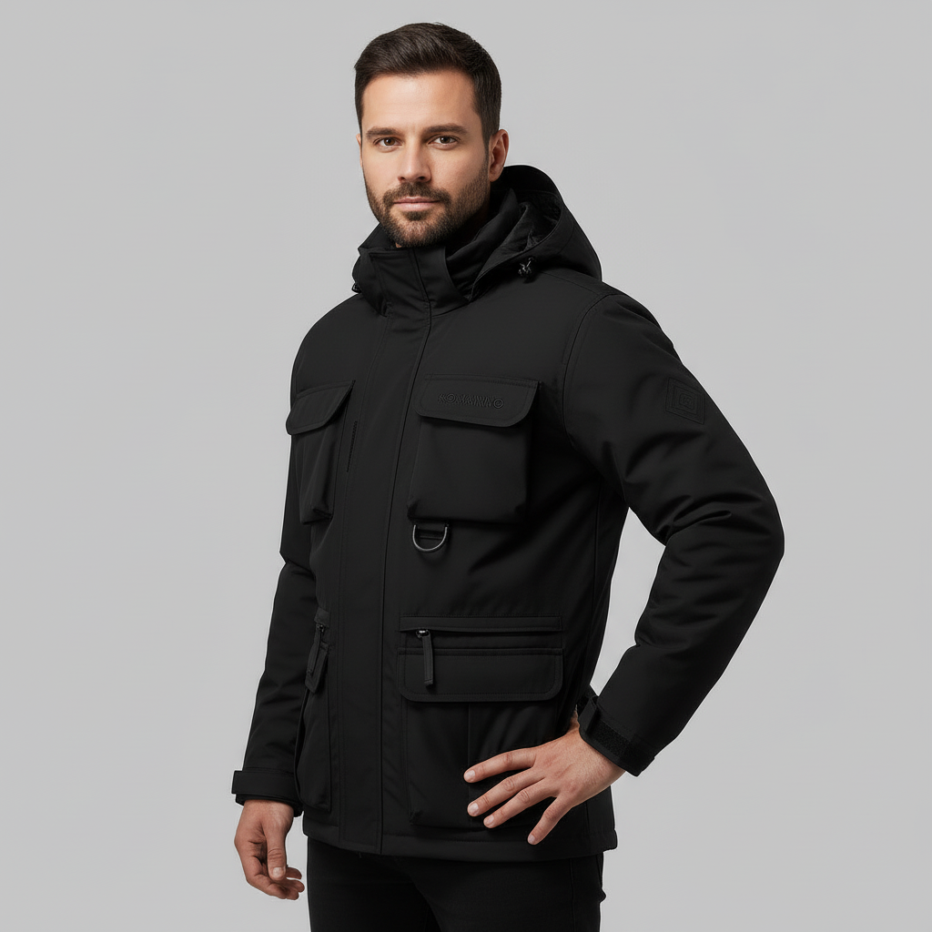 Men’s Winter Military Style Coat | Weather Ready