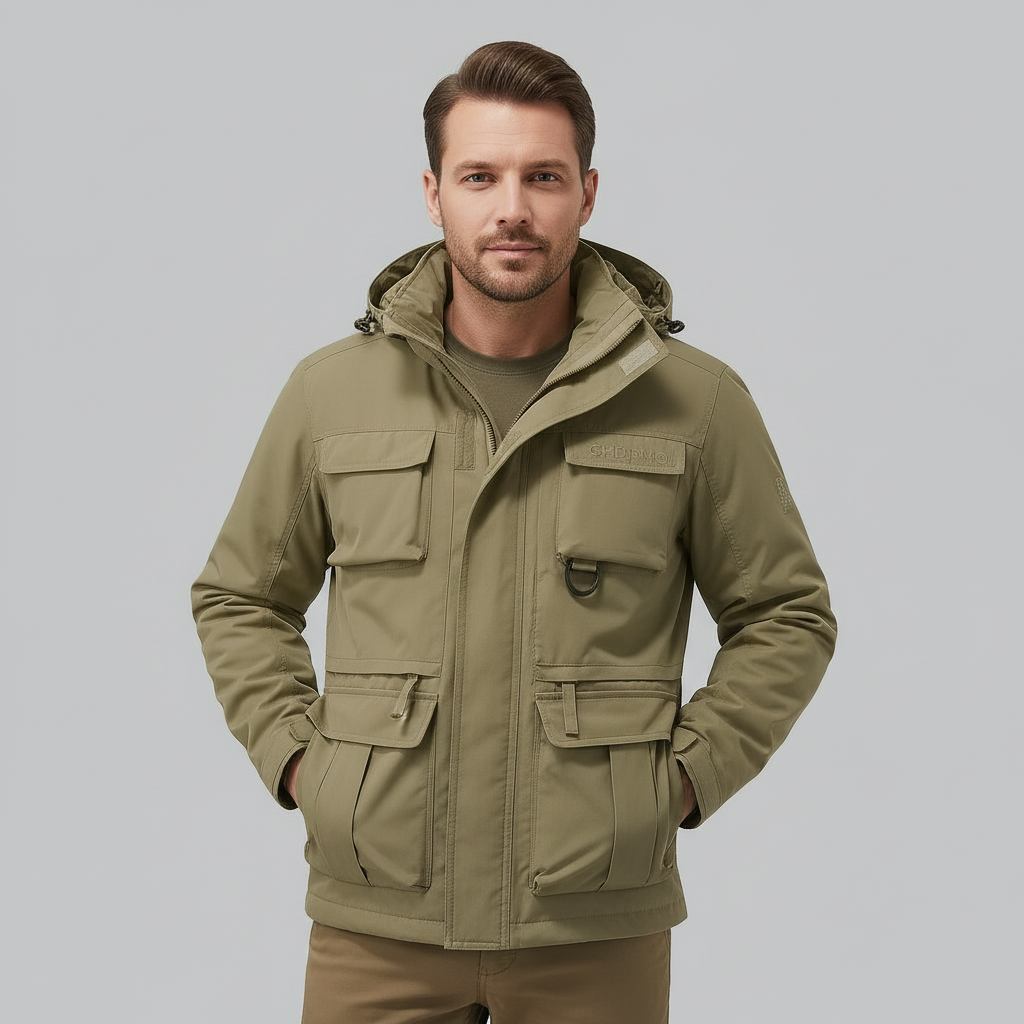 Men’s Winter Military Style Coat | Weather Ready