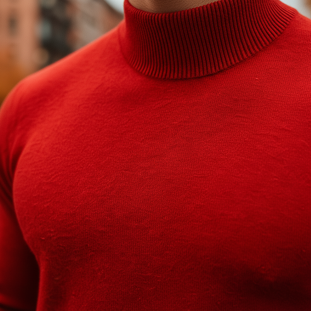 Merino Wool Turtleneck Sweater – Men’s Luxury Soft Knit | Warm
