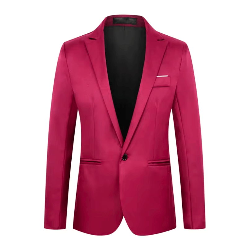 Oliver | Men’s Casual Button Blazer – Classic Tailored Jacket Suit