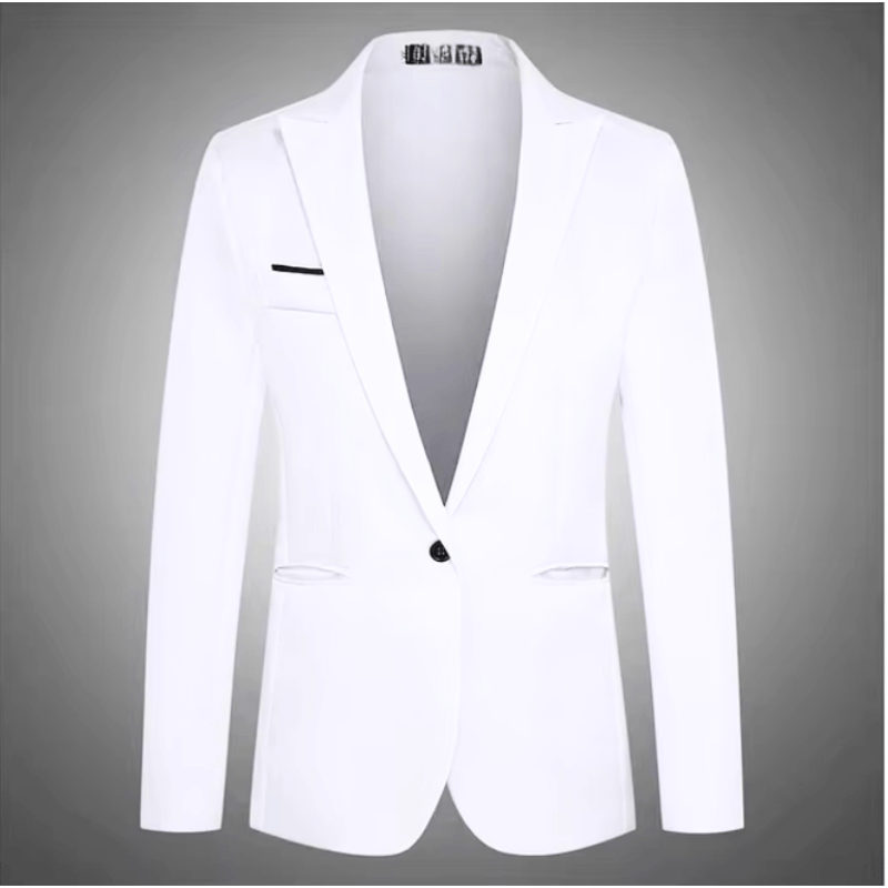 Oliver | Men’s Casual Button Blazer – Classic Tailored Jacket Suit
