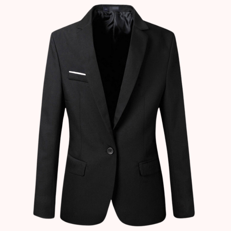 Oliver | Men’s Casual Button Blazer – Classic Tailored Jacket Suit