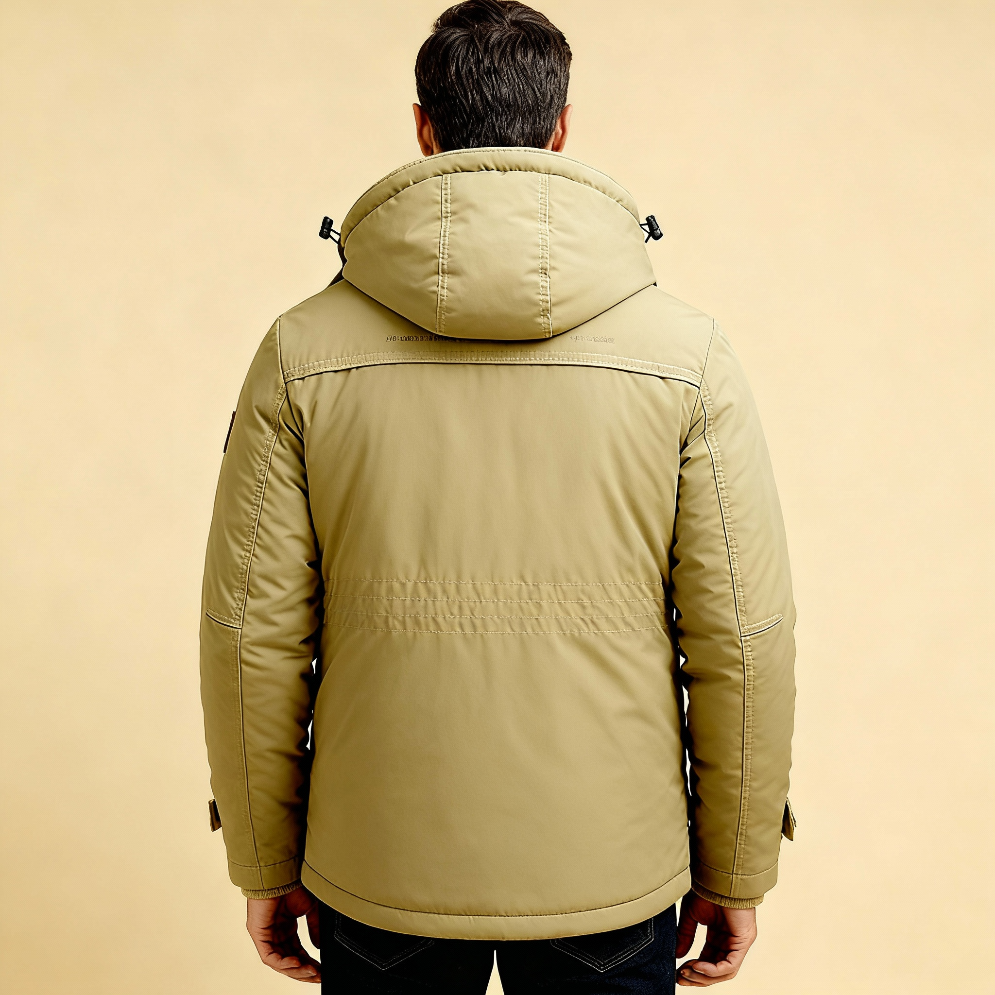 Men’s Tactical Winter Jacket – Waterproof Insulated Coat with Removable Hood