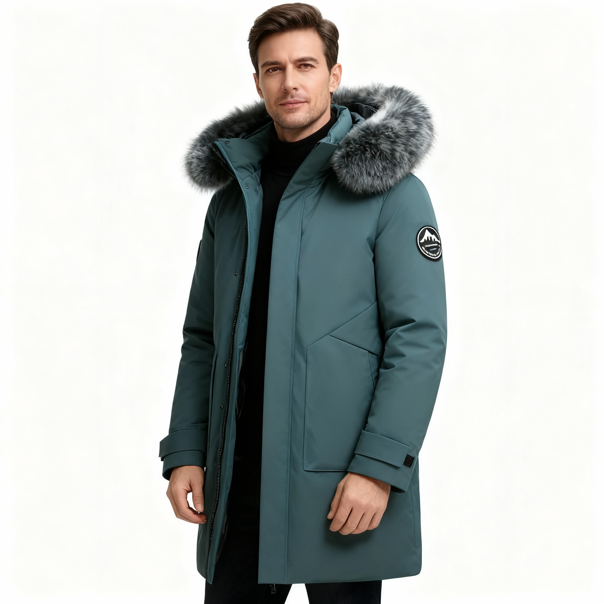 Men Parka Jacket Windproof & Insulated