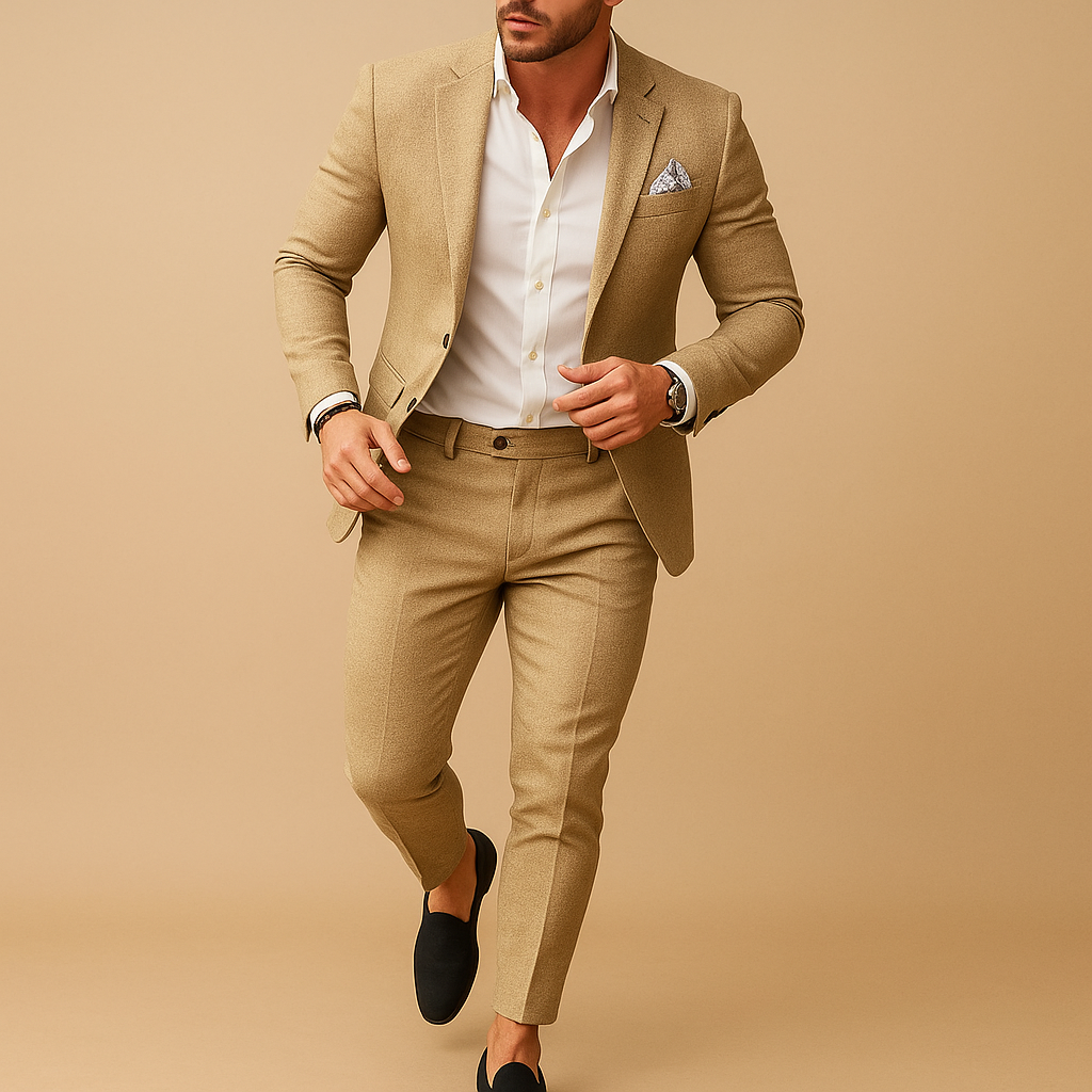 Slim Fit Men’s Suit with Blazer and Trousers for Formal Occasions | Michael