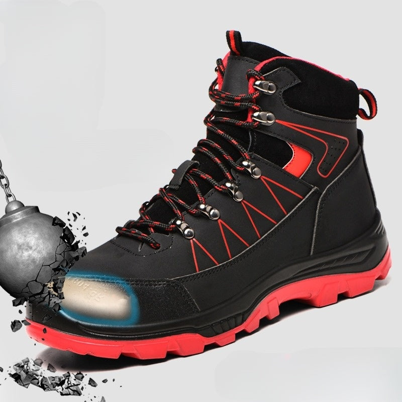 Tucson Waterproof Safety Boots – Men’s Steel Toe Work Boots with Slip-Resistant Sole