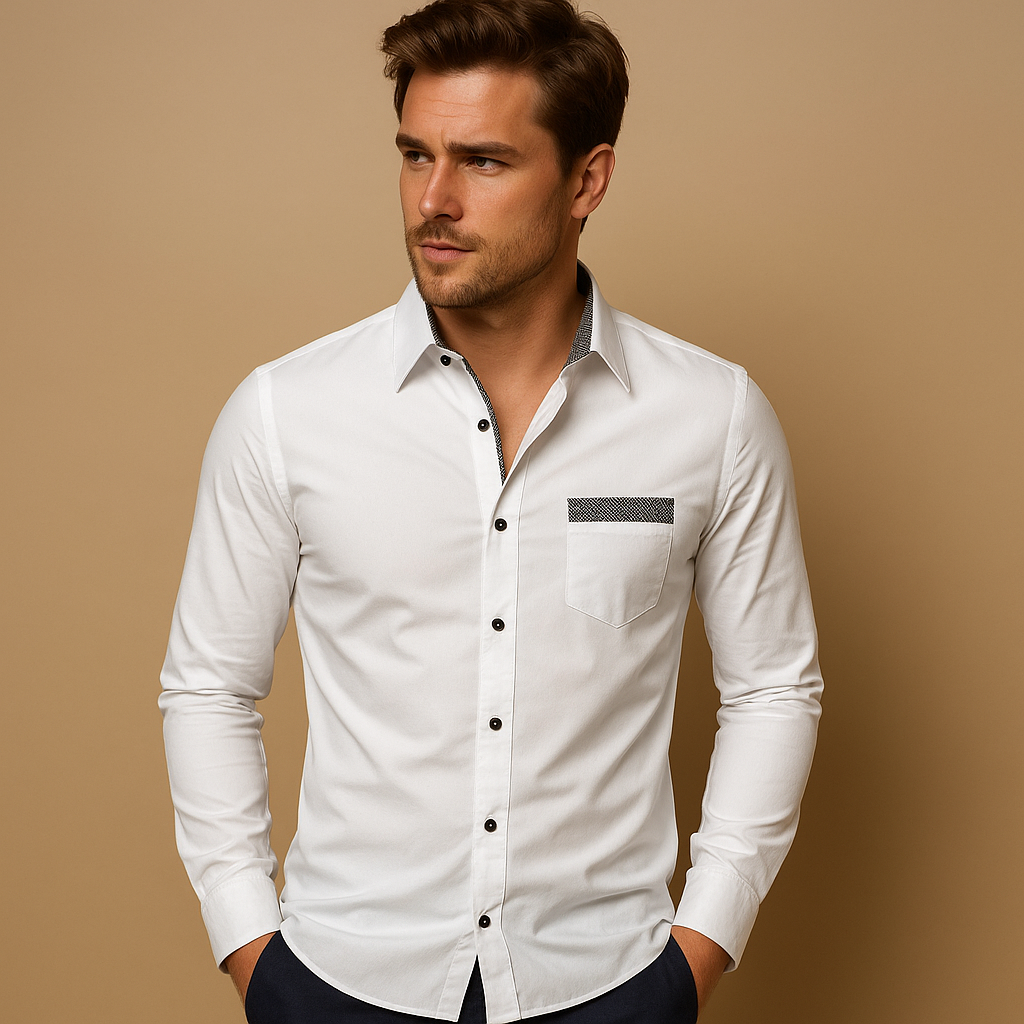 Stylish Slim Fit Men’s Shirt | Lars