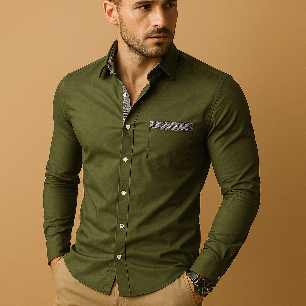 Stylish Slim Fit Men’s Shirt | Lars